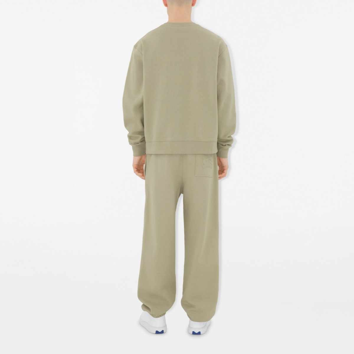 Purchase Burberry Seluar Knit Pinggang Elastik dengan Patch Knight - Hijau Lumut 80946311