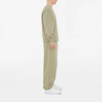Details for Burberry Solid Elastic Waist Knit Sweatpants with Knight Patch - Moss Green 80946311