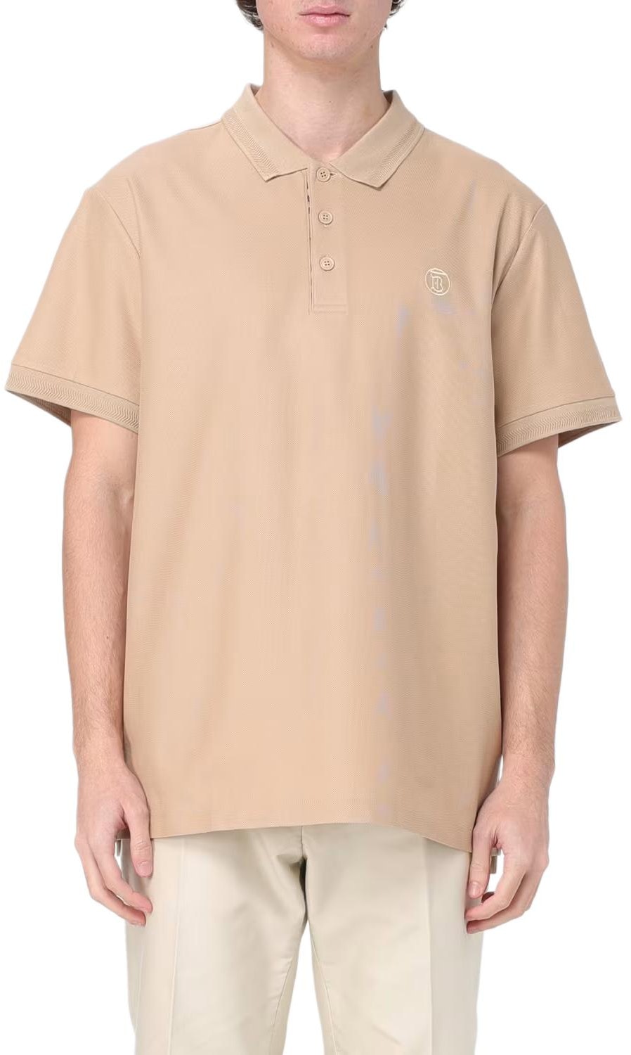 burberry-solid-khaki-short-sleeve-polo-shirt-casual-style-80831571