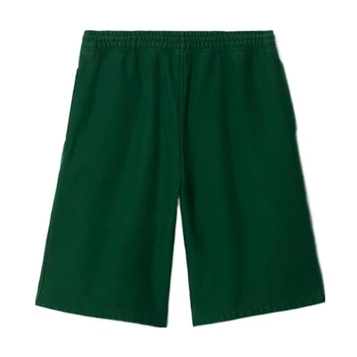 Burberry Solid Logo Elastic Waist Casual Shorts Green. 80812321