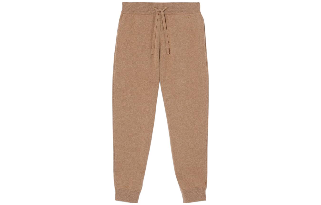 Order Burberry Celana Jogger Knit dengan Logo Bordir - Camel. 80609081