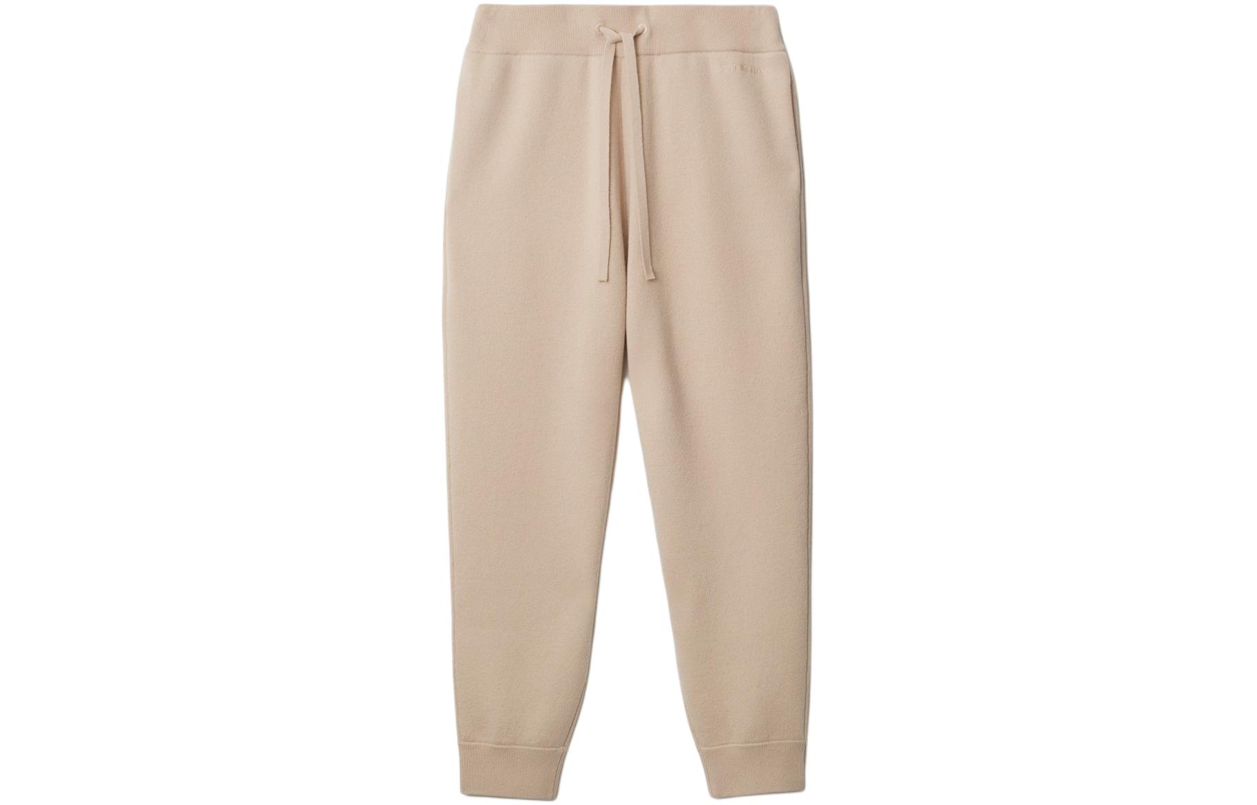 Burberry  Solid Logo Print Drawstring Jogger Pants. 80895801