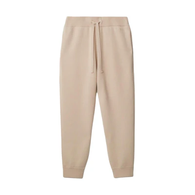 Burberry Solid Logo Print Drawstring Jogger Pants. 80895801