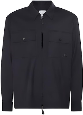 Burberry Solid Logo Zip-Up Navy Shirt 80709711 Buy Burberry Solid Logo Zip-Up Navy Shirt 80709711