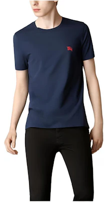 Burberry Kaos Navy Blue Solid Lengan Pendek Crew Neck 38723291 Buy Burberry Kaos Navy Blue Solid Lengan Pendek Crew Neck 38723291