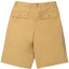 Lookbook Burberry Solid Pleated Straight Casual Shorts Khaki. 80314611