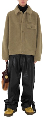 Burberry 棕色单排扣休闲夹克外套 80776171 Shop Burberry 棕色单排扣休闲夹克外套 80776171