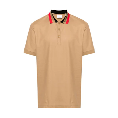 Burberry Solid Slim Fit Polo T-Shirt Orange 80831551