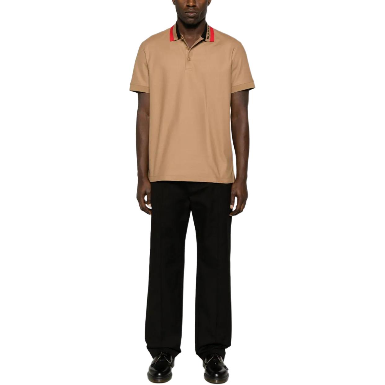 Burberry  Solid Slim Fit Polo T-Shirt Orange 80831551 圖 3