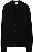 Burberry Solid V-Neck Single-Breasted Knit Cardigan Black 80911831 Burberry Solid V-Neck Single-Breasted Knit Cardigan Black 80911831