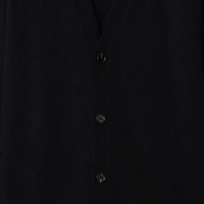 Burberry Cárdigan de Punto Negro con Cuello en V y Botonadura Simple 80911831 Shop Burberry Cárdigan de Punto Negro con Cuello en V y Botonadura Simple 80911831