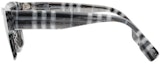 Shop Burberry Square Sunglasses Black/White Stylish Modern Versatile Design. BE4360399487