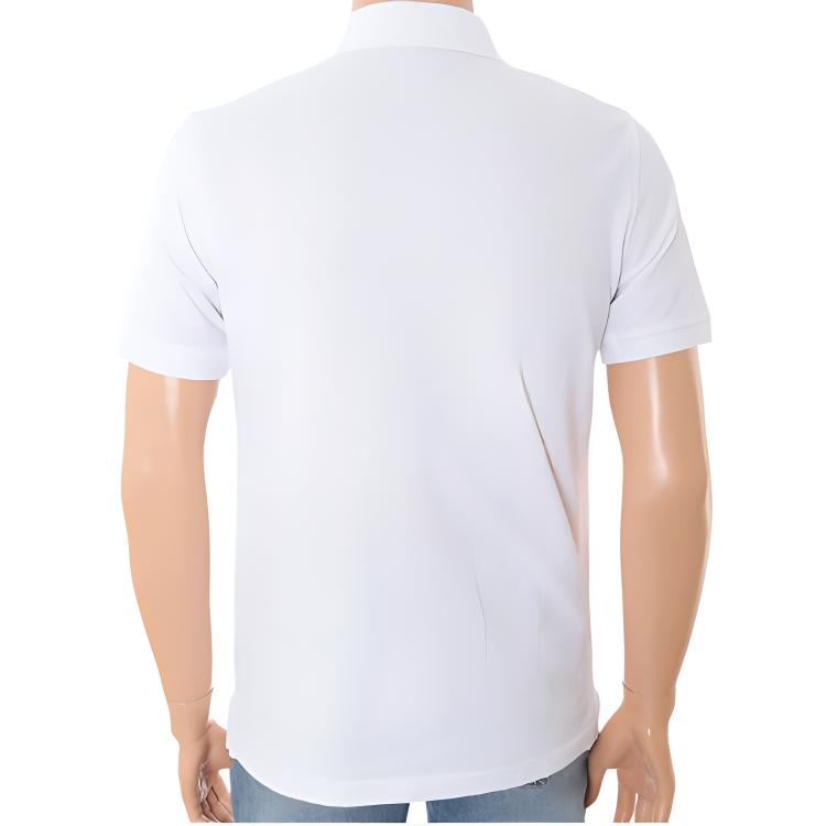 Purchase 버버리 SS22 화이트 솔리드 버튼 칼라 반팔 폴로 셔츠 80362761