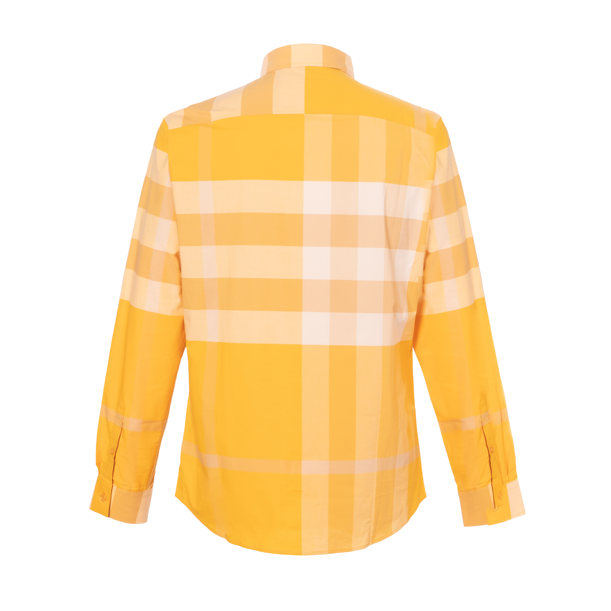 Lookbook 버버리 SS23 체크 싱글브레스티드 긴소매 셔츠 메리골드 옐로우 80659741