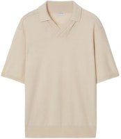 Burberry SS24 Solid Color Wool Short-Sleeve Polo Shirt in Off-White. 80831811 Burberry SS24 Solid Color Wool Short-Sleeve Polo Shirt in Off-White. 80831811