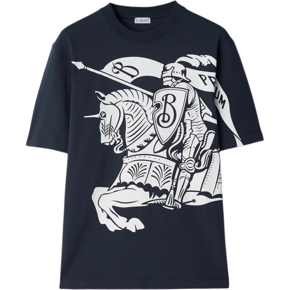 Burberry  Storm-Color Graphic Print Fitted Crewneck T-Shirt. 80947791
