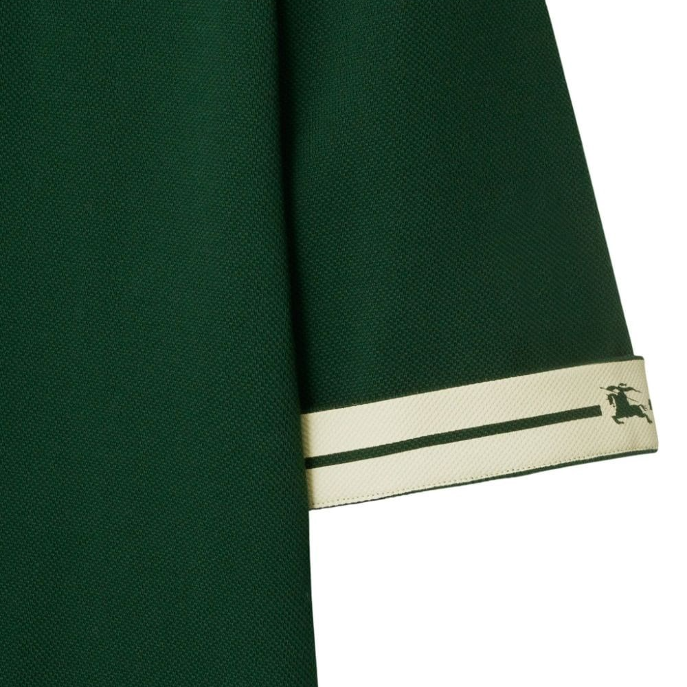 Cheap 博柏利条纹休闲短袖POLO衫常春藤绿 80821261