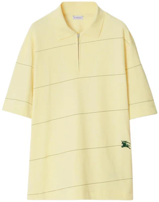 Polo Burberry de Algodón Amarillo con Rayas y Bordado, Manga Corta. 80837191 Order Polo Burberry de Algodón Amarillo con Rayas y Bordado, Manga Corta. 80837191