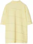 Lookbook Polo Burberry de Algodón Amarillo con Rayas y Bordado, Manga Corta. 80837191