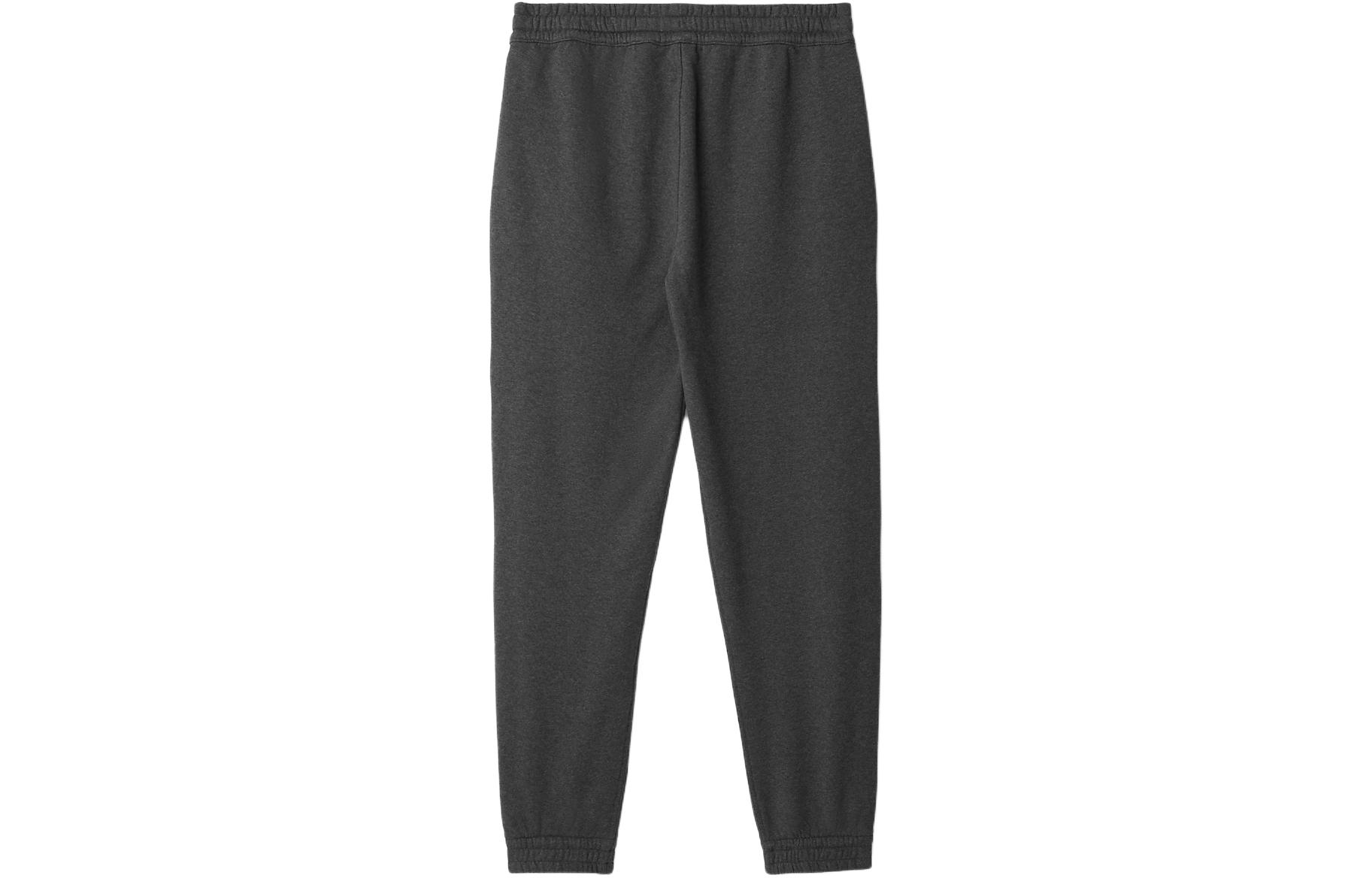 Lookbook Pantalones Jogger de Punto Rayado Burberry con Cordón en Gris Oscuro. 80878701