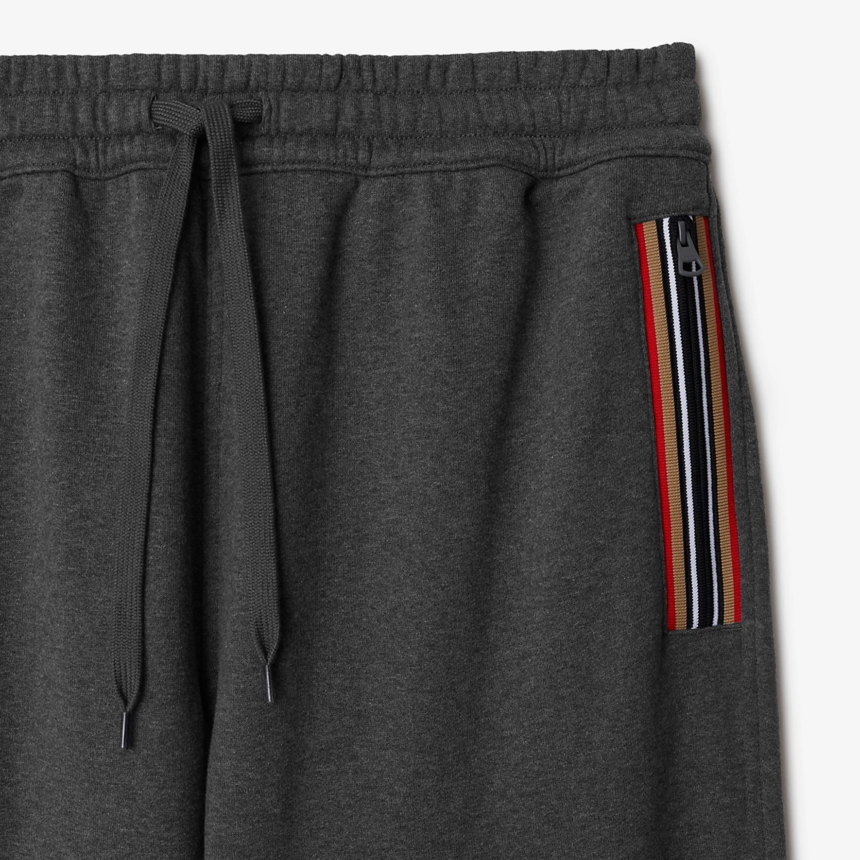 Sizing Pantalones Jogger de Punto Rayado Burberry con Cordón en Gris Oscuro. 80878701