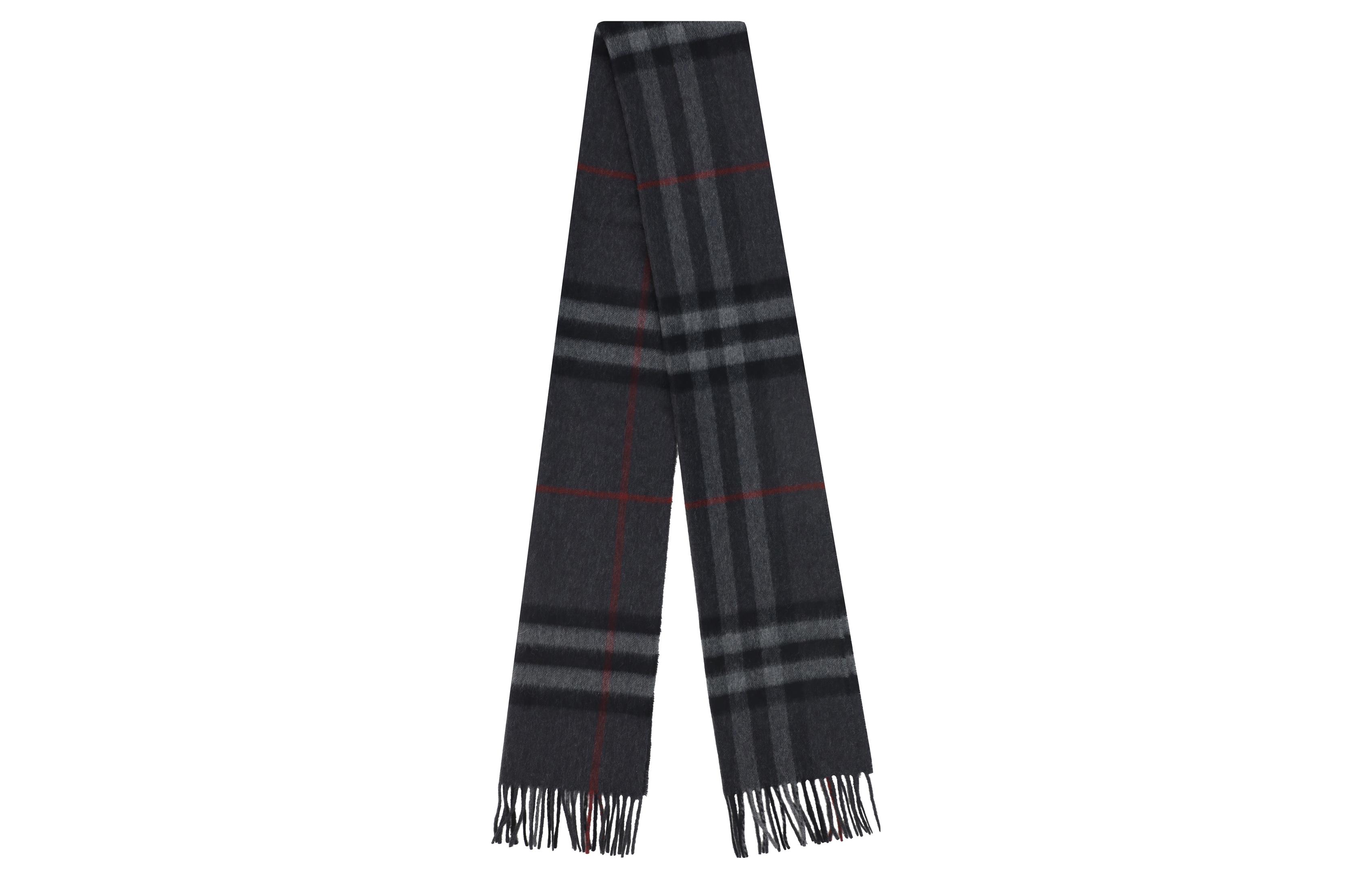 Burberry  Striped Wool Knit Scarf in Gray. 8077880A1208 圖 3