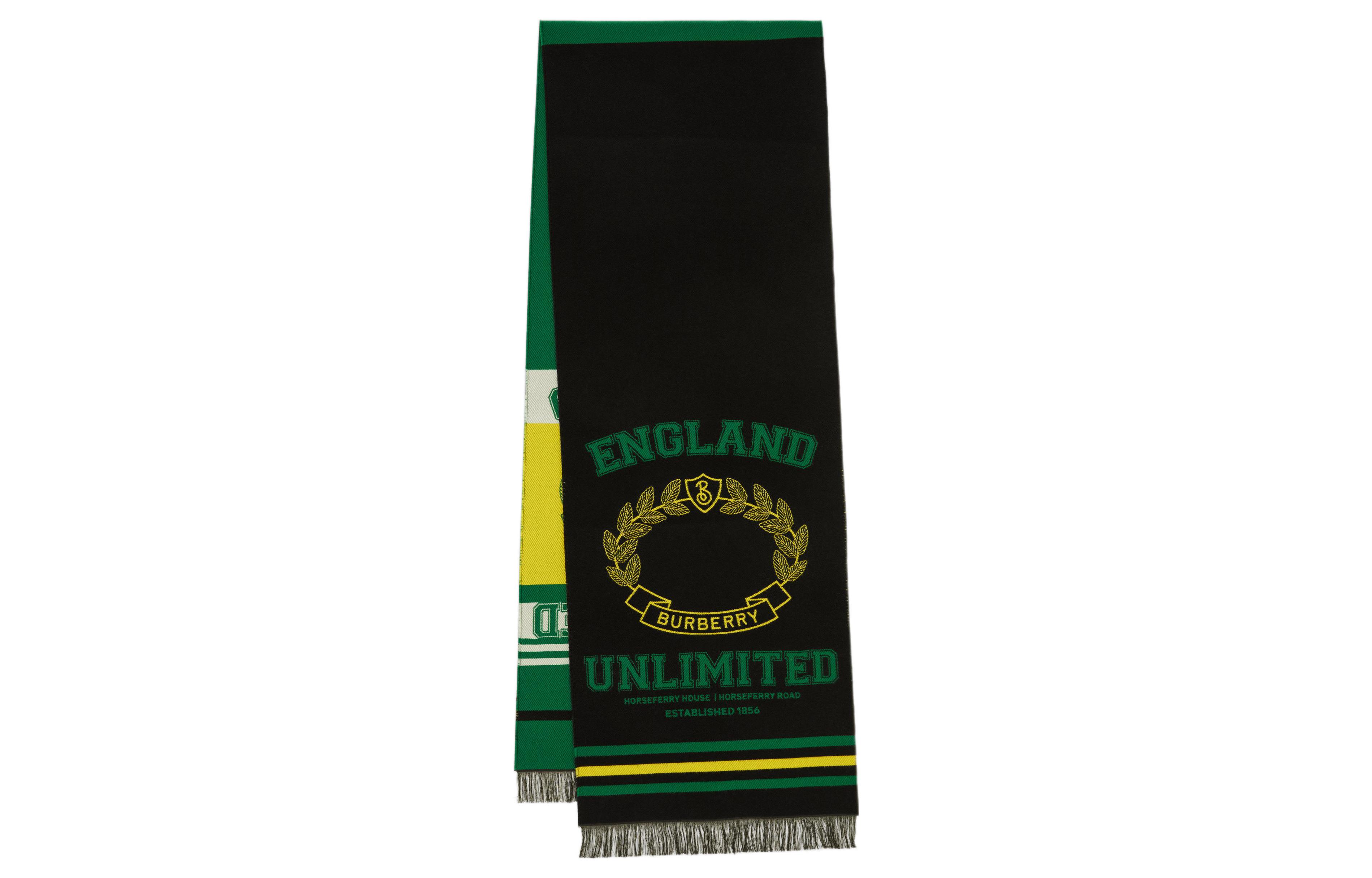 Buy Burberry  Stylish Warm Knit Scarf in Dark Green. 80609691