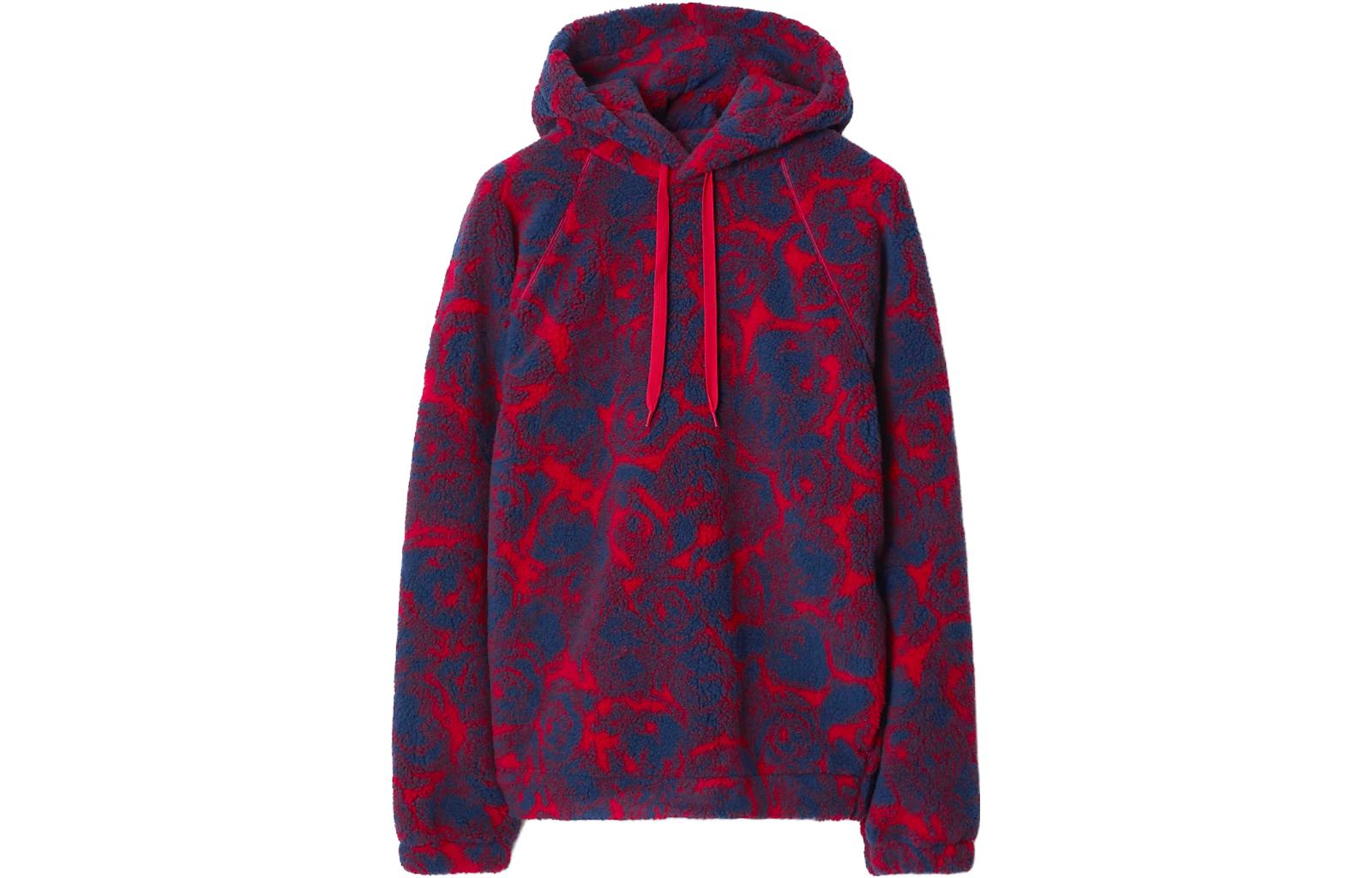 Order Burberry 红色玫瑰印花全覆盖卫衣 80775211