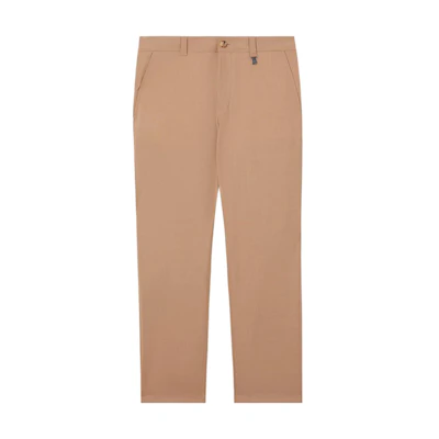 Burberry Tailored Stretch Wool Trousers in Classic Sand Beige. 80513181