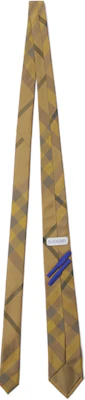 Burberry Tie with Check Pattern in Yellow Brown. 80834901 Lookbook Burberry Tie with Check Pattern in Yellow Brown. 80834901