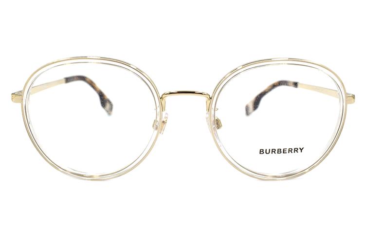 BURBERRY  Transparent Gold Optical Glasses B.LOGO Series Business Style B1358-D 1323 圖 3