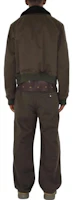 Purchase Burberry Two-Tone Zip-Up Casual Jacket in Otter Brown. 80771371