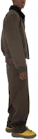 Details for Burberry Two-Tone Zip-Up Casual Jacket in Otter Brown. 80771371