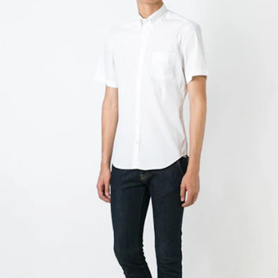 Burberry White Casual Short Sleeve Shirt with Check Pattern 40047201 Lookbook Burberry White Casual Short Sleeve Shirt with Check Pattern 40047201