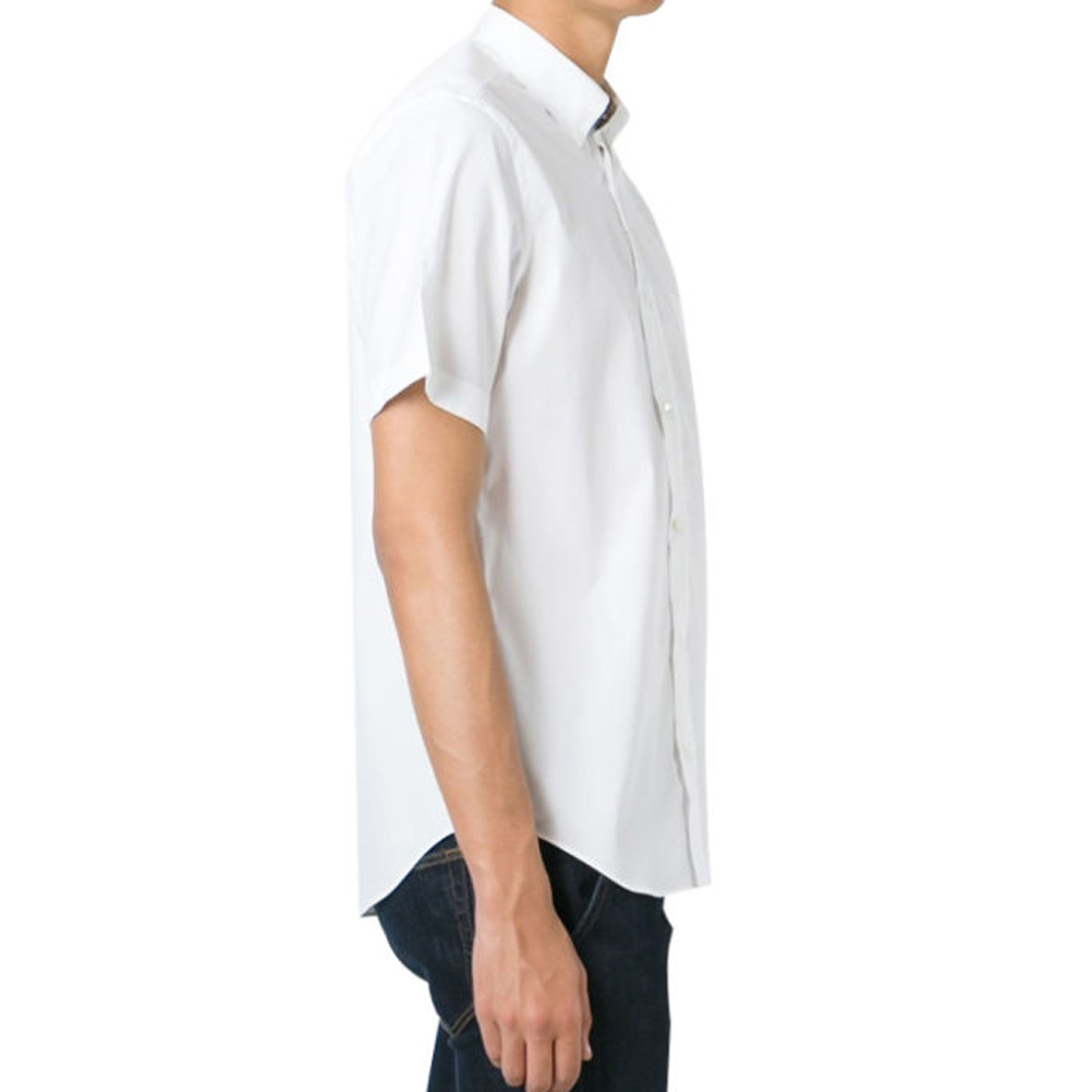 Burberry  White Casual Short Sleeve Shirt with Check Pattern 40047201 圖 5