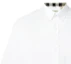 Details for Burberry White Casual Short Sleeve Shirt with Check Pattern 40047201