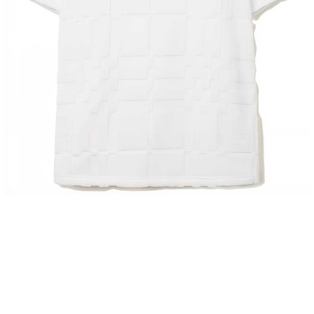 Purchase Burberry  White Check Crewneck T-Shirt SS23 Collection 80714491
