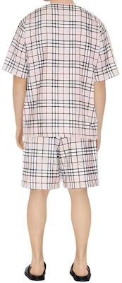 博柏利 白色格纹松紧腰休闲短裤 80741771 Shop 博柏利 白色格纹松紧腰休闲短裤 80741771