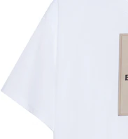 Details for Burberry 白色拼接徽標貼布圓領T恤 80575291