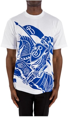 Burberry Baju-T Lengan Pendek Putih Cetakan Grafik Crewneck. 80778891 Order Burberry Baju-T Lengan Pendek Putih Cetakan Grafik Crewneck. 80778891