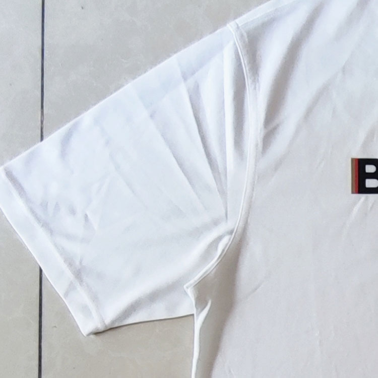 Burberry  White Letter Print Crewneck T-Shirt 80781201 圖 3