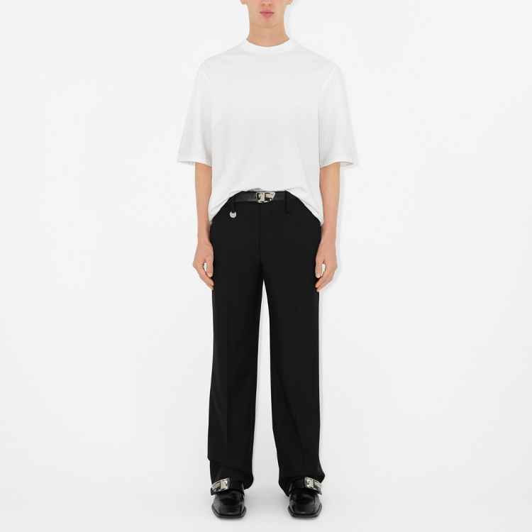 Shop 버버리 화이트 로고 스트로베리 프린트 크루넥 티셔츠. 80891001