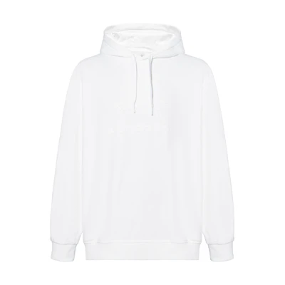 Burberry White Loose Fit Long Sleeve Casual Hoodie. 80727531
