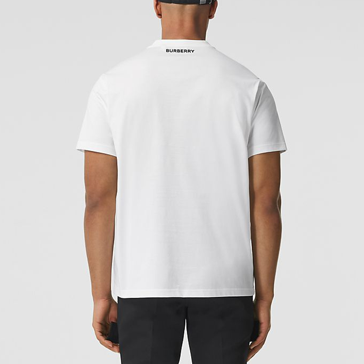 Burberry  White Monster Embroidery Crewneck T-Shirt SS22. 80519721 圖 5