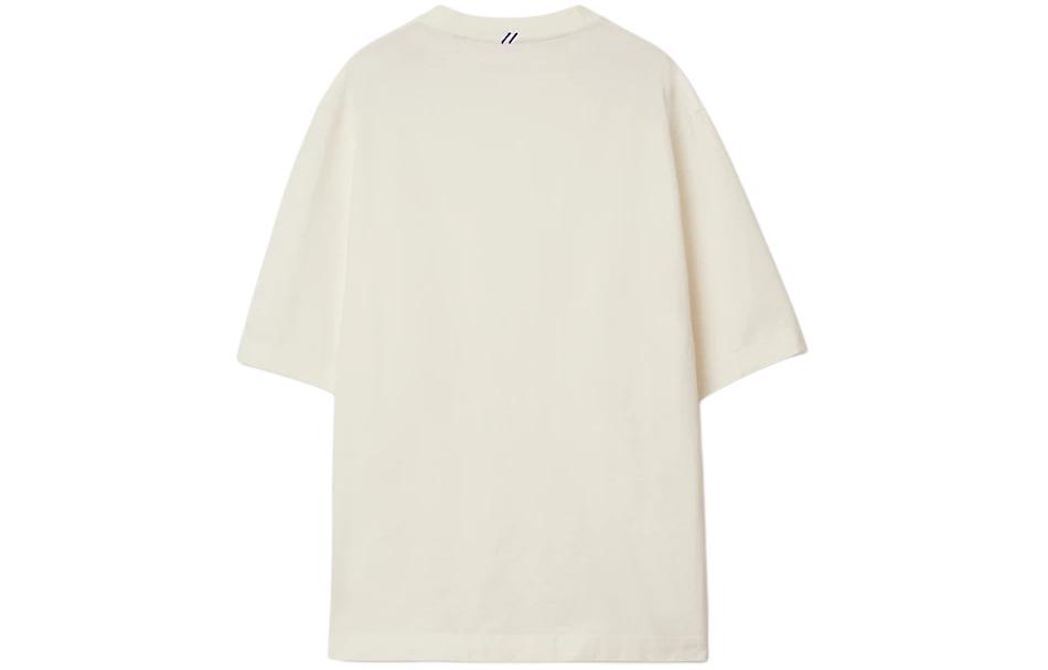 Lookbook Burberry  White Plain Crewneck Short Sleeve T-Shirt. 80835931