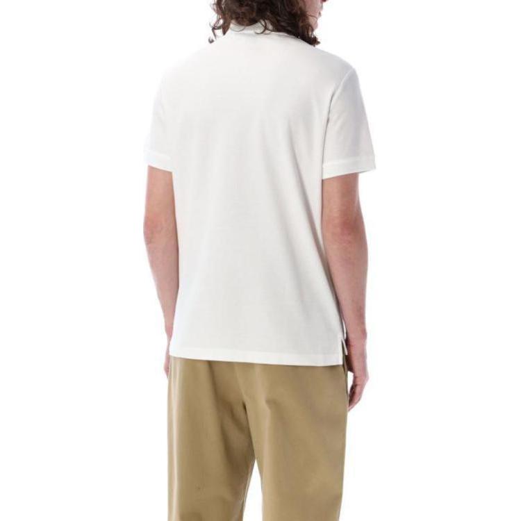 Burberry  White Polo Shirt with Embroidered Logo Short Sleeve. 8084012C 圖 3