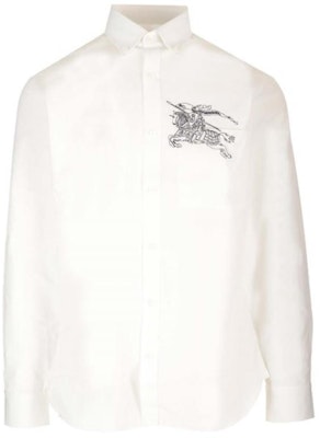 Burberry Kemeja Putih Printed Lengan Panjang Single-Breasted. 80705021 Order Burberry Kemeja Putih Printed Lengan Panjang Single-Breasted. 80705021