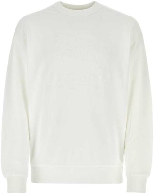 Burberry Sweatshirt Putih Lengan Panjang Loose Fit Crewneck 80727581 Order Burberry Sweatshirt Putih Lengan Panjang Loose Fit Crewneck 80727581