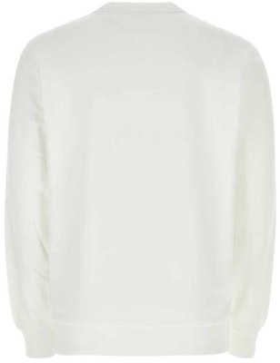 Burberry Sweatshirt Putih Lengan Panjang Loose Fit Crewneck 80727581 Lookbook Burberry Sweatshirt Putih Lengan Panjang Loose Fit Crewneck 80727581