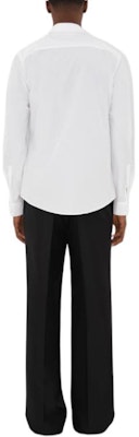 Burberry 白色純色尖領長袖襯衫 80953331 Details for Burberry 白色純色尖領長袖襯衫 80953331